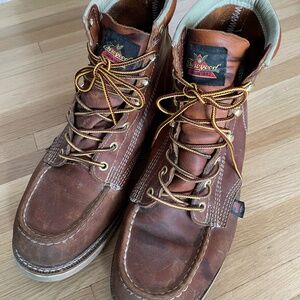 Men’s 6” Thorogood Wedge Sole Leather Work Boots